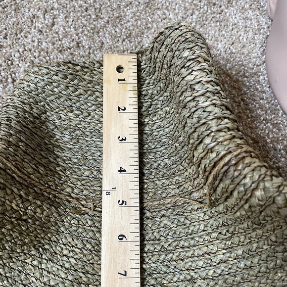 women's Straw hat large TOP Large brim packable vacation beach wear packable - Picture 4 of 8